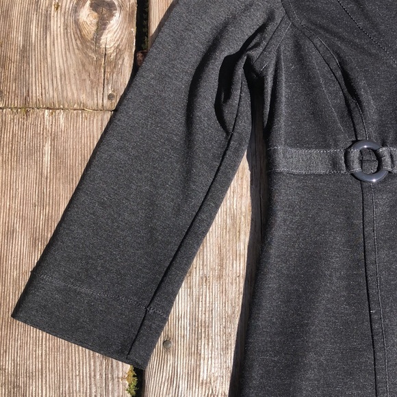 Slate grey structured dress - Picture 3 of 10